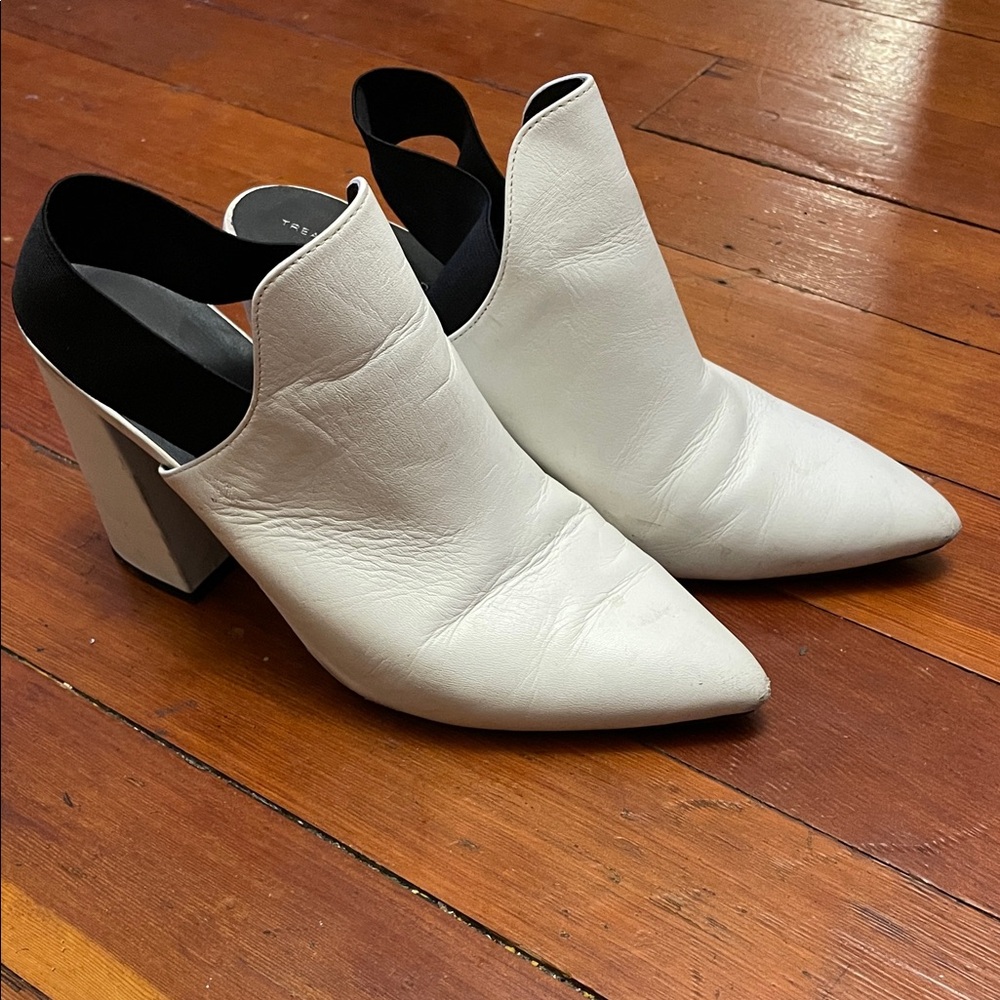 Treasure & Bond White Heeled Boots